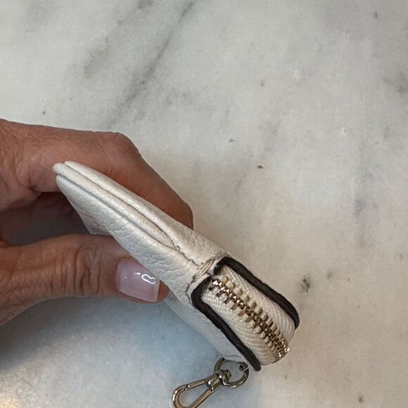 Kate Spade Pebbled Leather Key Chain Coin Purse - Picture 8 of 13